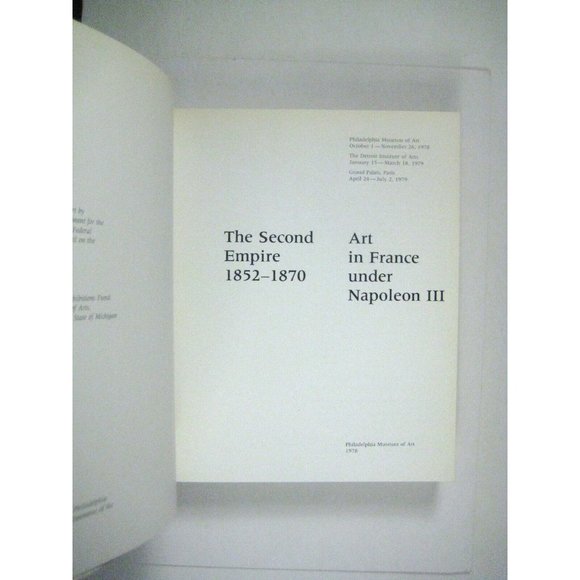 Second Empire Art in France Napoleon III Philadelphia Museum Catalog PPB 1978 - Picture 2 of 8